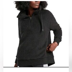 Athleta Talus Sherpa Jacket Women’s size S half-zip pullover